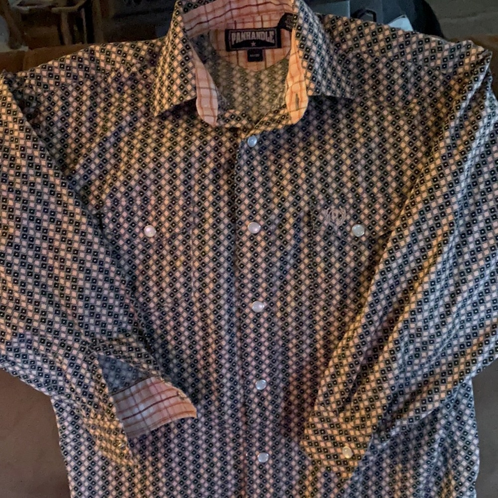 Boys size 10 Panhandle western shirt.